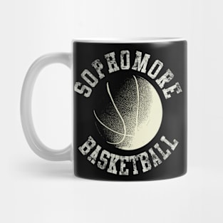 Vintage Sophomore Basketball Mug